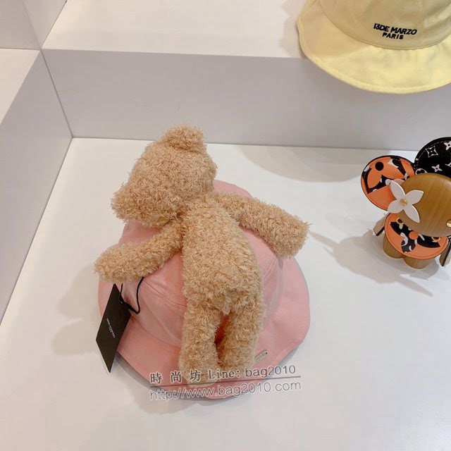 13DeMarz男女同款百搭簡約小熊漁夫帽  mm1304